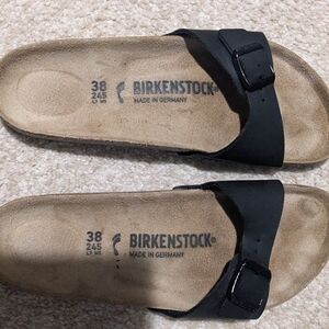 Madrid Birkenstock Black Sandals